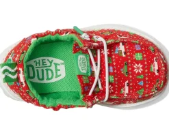 Hey Dude Kids Shoes<Lildude Holiday Sweater (Infant/Toddler) Red/Green