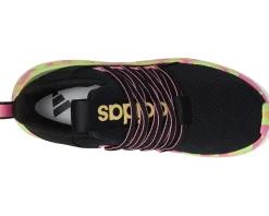 adidas Kids Lite Racer Adapt 7.0 Shoes Black/Bliss Pink/Black Hot