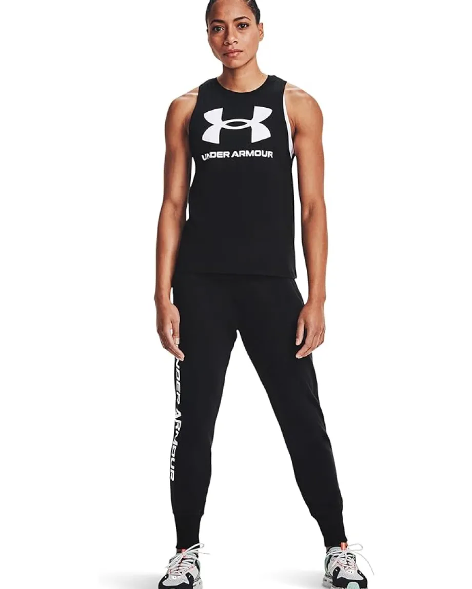 Under Armour Shirts & Tops|Shirts & Tops<Live Sportstyle Graphic Tank Black/White