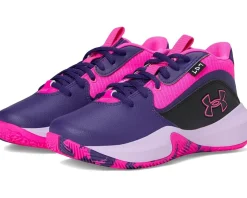 Under Armour Kids Shoes|Shoes<Lockdown 7 (Big Kid) Purple/Black/Rebel Pink
