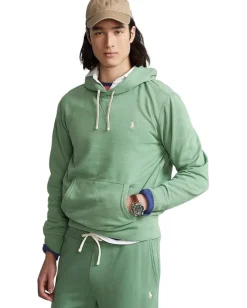 Polo Ralph Lauren Long Sleeve RL Fleece Green Clearance