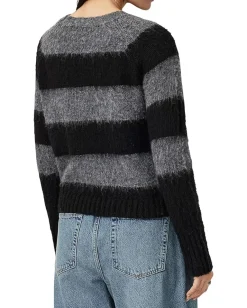 AllSaints Lou Spark Jumper Black/Grey Online