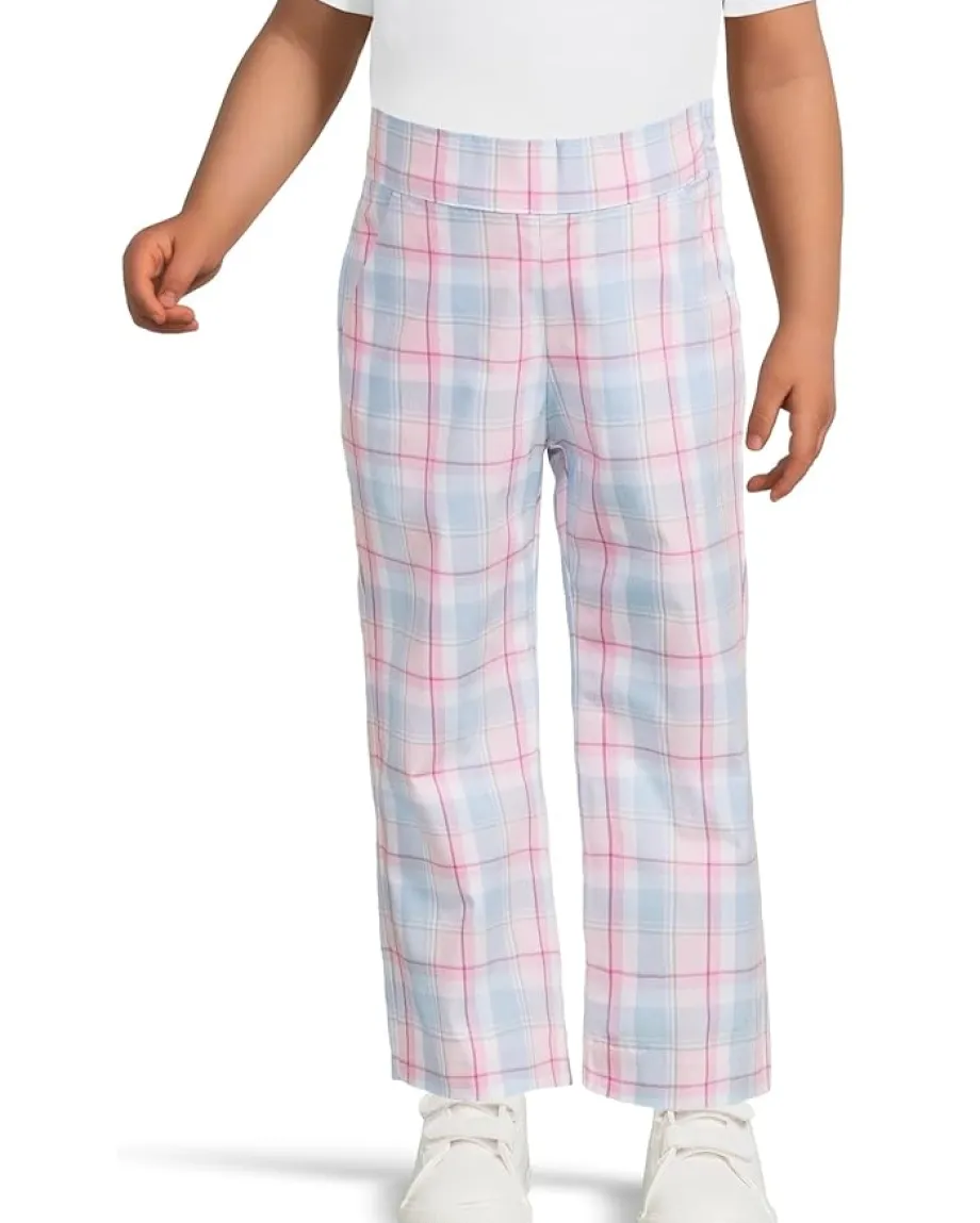 Janie and Jack Clothing<Madras Plaid Cropped Pants (Toddler/Little Kid/Big Kid) Multicolor