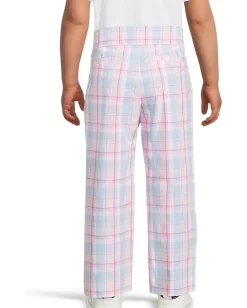 Janie and Jack Clothing<Madras Plaid Cropped Pants (Toddler/Little Kid/Big Kid) Multicolor