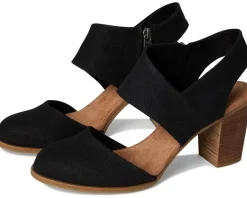 TOMS Heels|Heels<Majorca Closed Toe Black 1