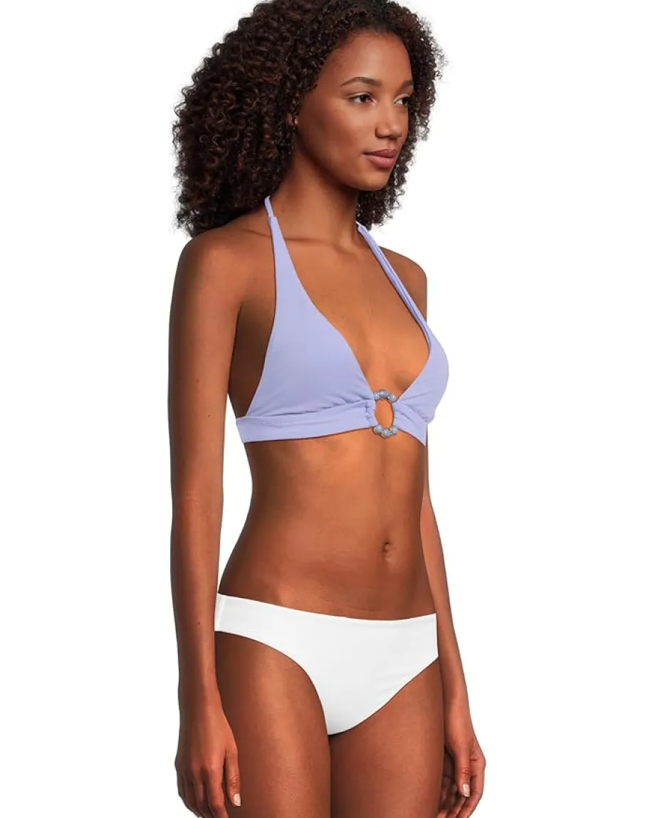 BECCA Swimwear|Swimsuits & Cover-Ups<Marble Canyon Mira Ring Halter Bellflower
