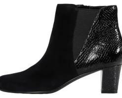 Boots|Boots|David Tate Marconi Black Suede/Snake