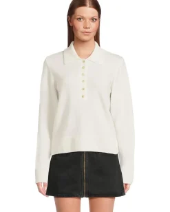 Women Michael Stars Margie Polo Sweater