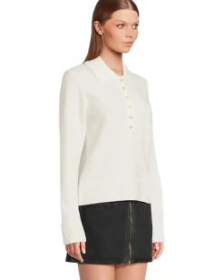 Women Michael Stars Margie Polo Sweater