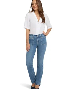 Women NYDJ Marilyn Front Patch Pockets
