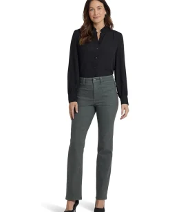 Jeans|NYDJ Marilyn Utility Straight True Olive