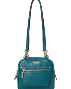 GUESS Handbags|Satchels<Marsha Box Satchel Teal