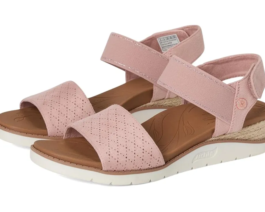 Heels|Sandals|BOBS from SKECHERS Martha Stewart Arch Fit Beach Kiss-Beyond Chic Rose