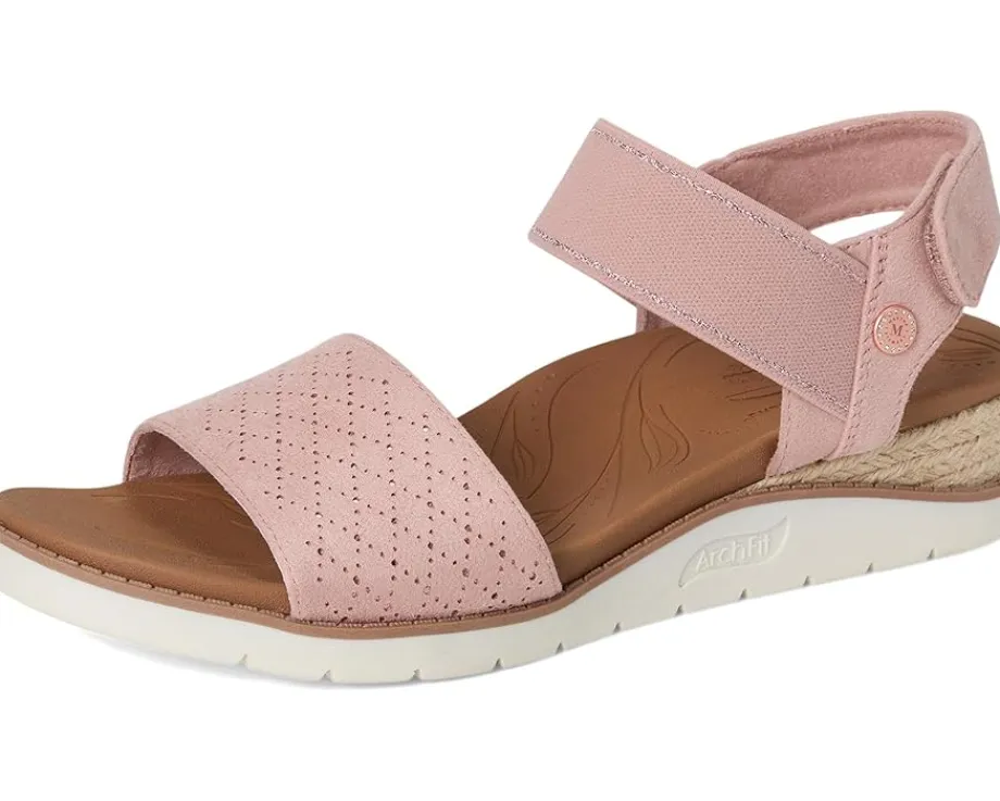 Heels|Sandals|BOBS from SKECHERS Martha Stewart Arch Fit Beach Kiss-Beyond Chic Rose