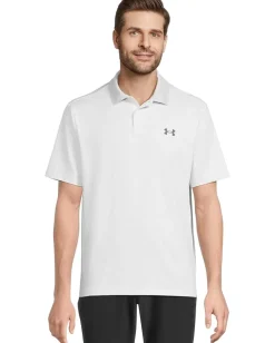 Under Armour Golf Activewear<Matchplay Printed Golf Polo White/Halo Gray