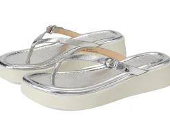 Frye Sandals|Sandals<Maya Buckle Thong Sandals Silver