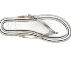 Frye Sandals|Sandals<Maya Buckle Thong Sandals Silver