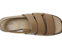 Vince Sandals|Sandals<Mazie Slingback Sandals Sand Shell Beige Leather