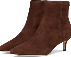Lauren Ralph Lauren Boots|Boots<McKay Suede Bootie Heel Dark Hickory