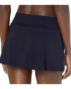 Nautica Swimwear|Swimsuits & Cover-Ups<Midrise Core Solid Wide Waistband Swim Skirt Deep Sea Navy
