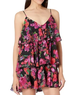 Dresses|Dresses|line and dot Mika Mini Dress Black Multi