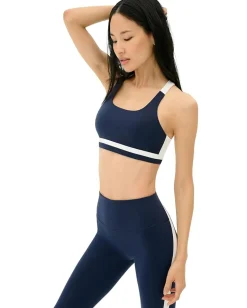 Activewear|Splits59 Miles Rigor Medium Support Bra Indigo/White