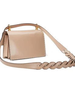 Handbags|Shoulder Bags|Tory Burch Miller Spazzolato Pick Stitch Small Flap Shoulder Bag Devon Sand