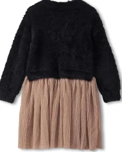 Hatley Kids Clothing<Mix Media Dress (Toddler/Little Kid/Big Kid) Brown