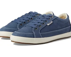 Taos Footwear Moc Star 2 Indigo Distressed Clearance