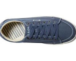 Taos Footwear Moc Star 2 Indigo Distressed Clearance