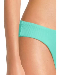 BECCA Modern Edge Rib American Fit Bottom Aqua Sea Hot