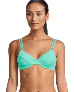 Women BECCA Modern Edge Rib Sandy Underwire Bra Top