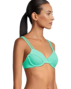 Women BECCA Modern Edge Rib Sandy Underwire Bra Top