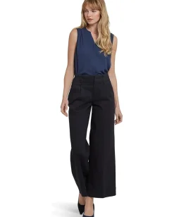 Jeans|NYDJ Mona Wide Leg Trouser Jeans Black
