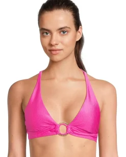 BECCA Monte Carlo Mira Rib Ring Halter Azalea New