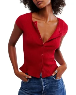 Free People Sweaters<Most Wanted Cardi Red