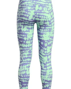 Clothing|Under Armour Kids Motion Printed Crop (Big Kids) Matrix Green/Starlight/White