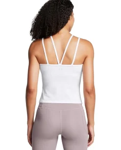 Activewear|Shirts & Tops|Under Armour Motion Strappy Tank Top White/Halo Gray