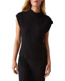 Women Michael Stars Nara Mock Neck Top