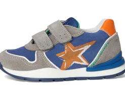 Naturino Shoes<Roy 2 VL (Toddler/Little Kid) Grey/Azure/Orange