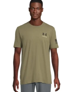 Under Armour New Freedom Banner T-Shirt Marine OD Green/Black Discount