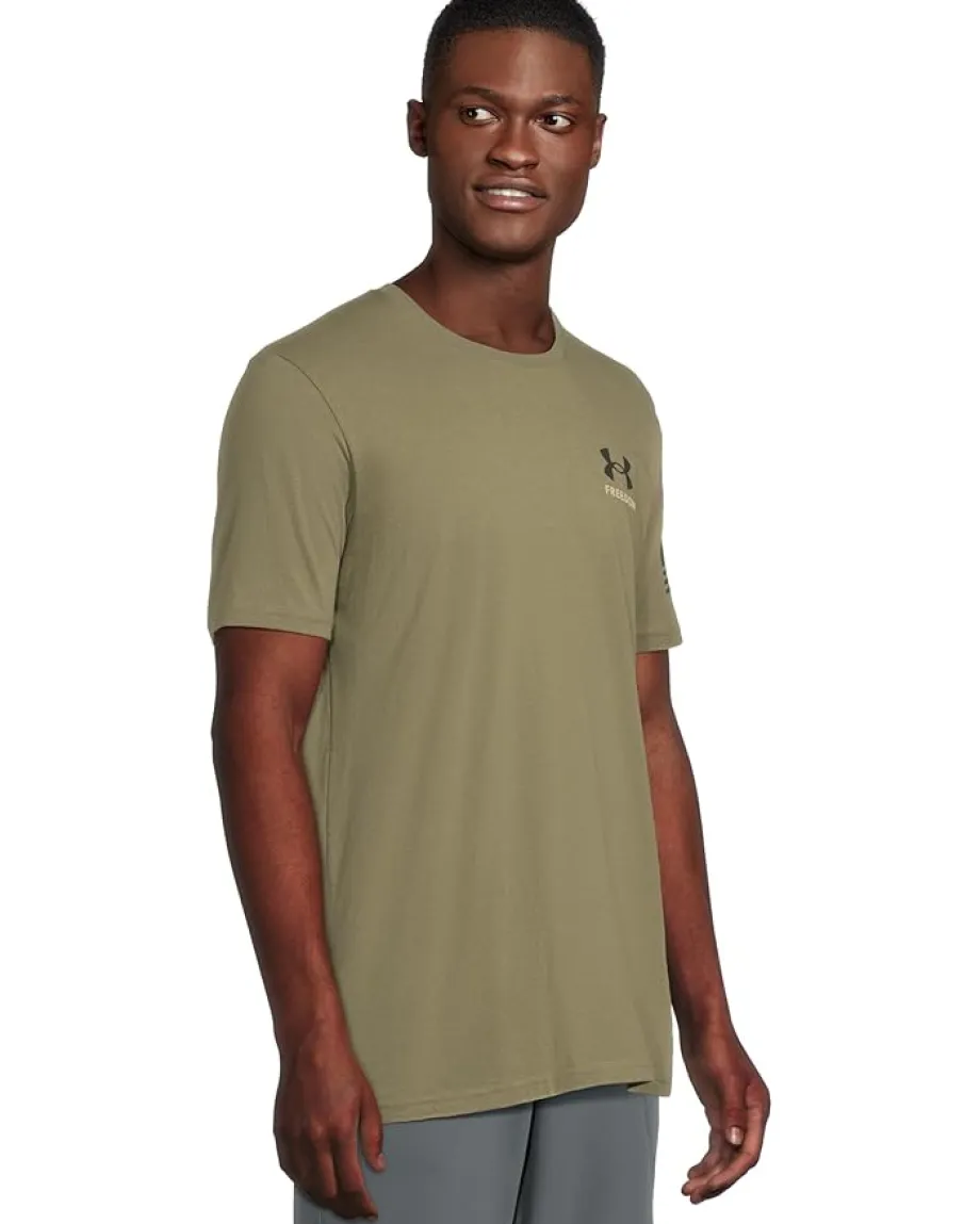 Under Armour New Freedom Banner T-Shirt Marine OD Green/Black Discount