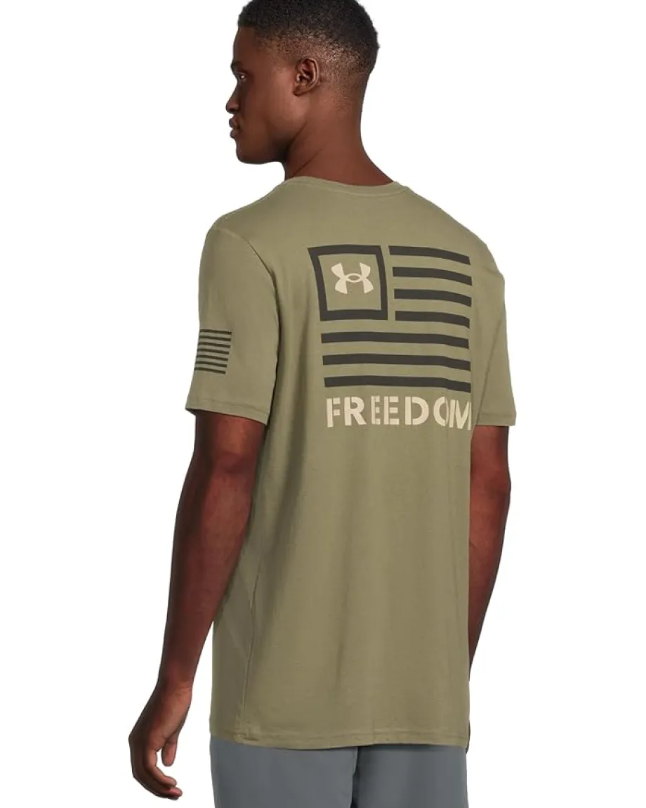 Under Armour New Freedom Banner T-Shirt Marine OD Green/Black Discount