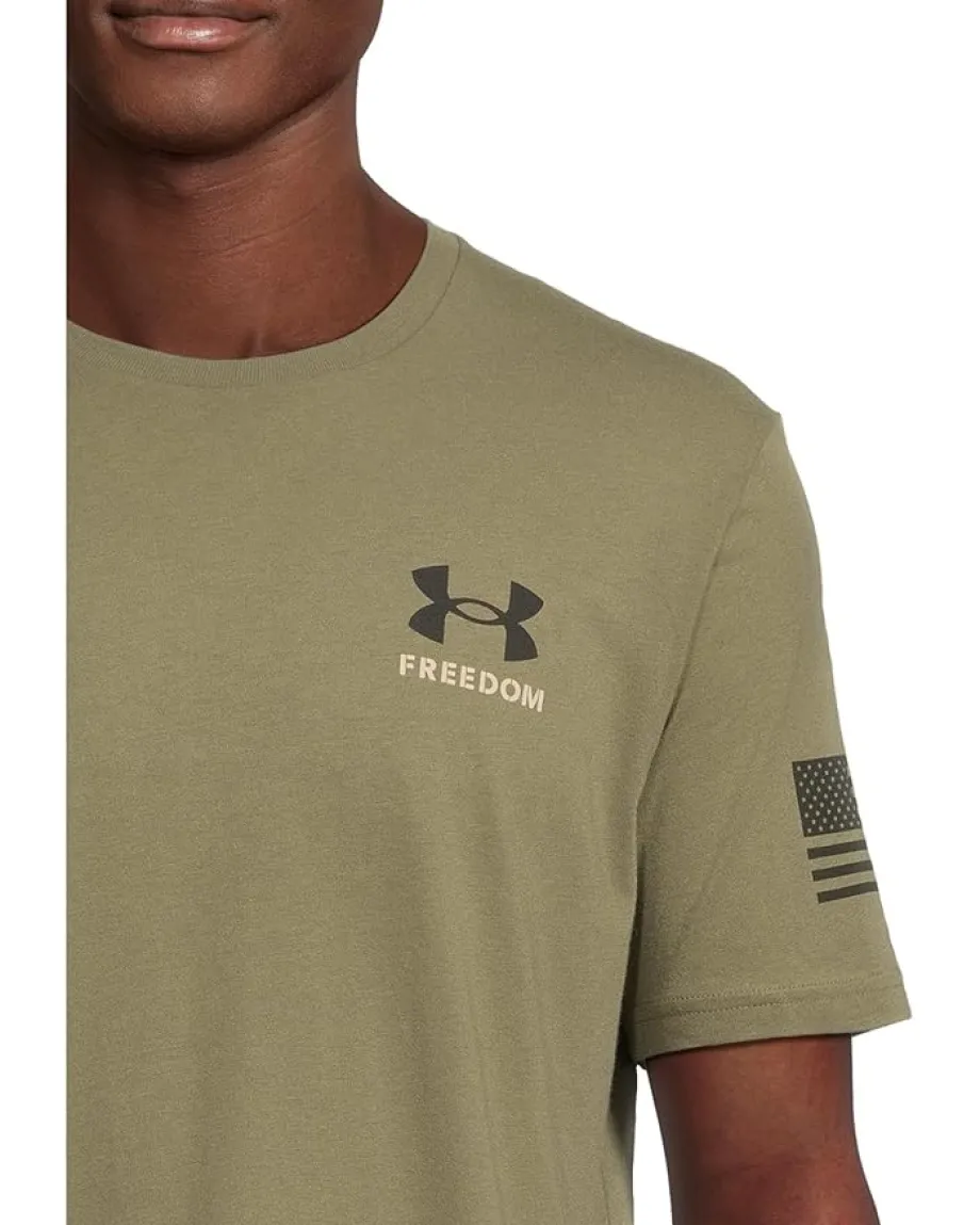 Under Armour New Freedom Banner T-Shirt Marine OD Green/Black Discount