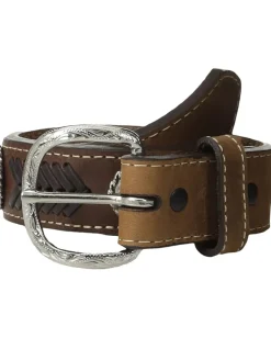 M&F Western Nocona Ribbon Belt (Little Kids/Big Kids) Brown Hot