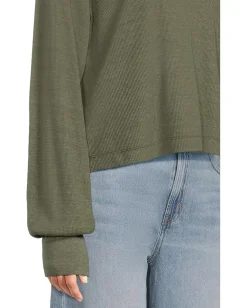 Michael Stars Norma Mock Neck Pullover Topiary Best