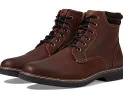 Florsheim Boots<Norwalk Plain Toe Lace-Up Boot Brown Crazy Horse