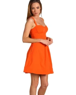 Z Spoke ZAC POSEN Dresses|Dresses<Nylon Bustier Dress Red