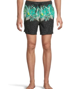 SAXX UNDERWEAR Activewear|Board Shorts<Oh Buoy 2-in-1 5" Volley Diamondhead/Black