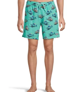 SAXX UNDERWEAR Oh Buoy 2-in-1 7" Volley Great Catch/Surf Blue Hot